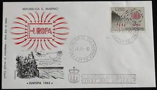 SAN MARINO 1962 Mi-Nr. 749 CEPT FDC - CEPT