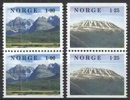 NORWEGEN 1978 Mi-Nr. 771/72 DD ** MNH