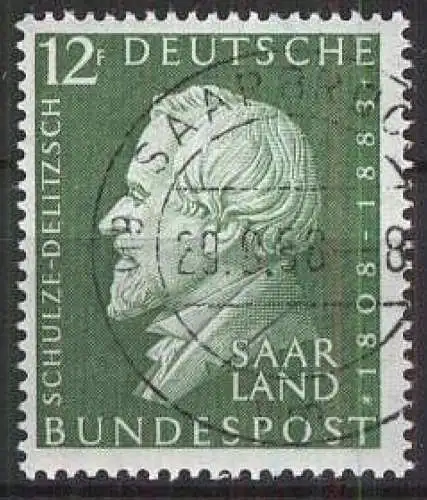 SAARLAND 1958 Mi-Nr. 438 o used