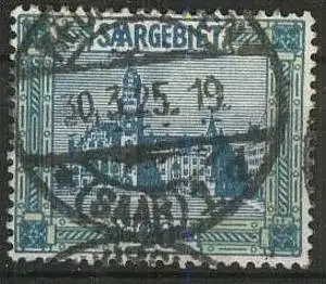 SAAR SARRE SAARLAND 1923 MI-Nr. 99 o used