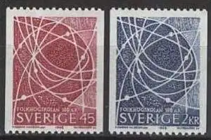 SCHWEDEN 1968 Mi-Nr. 614/15 C ** MNH