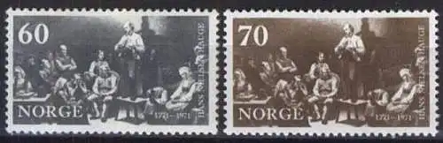 NORWEGEN 1971 Mi-Nr. 625/26 ** MNH