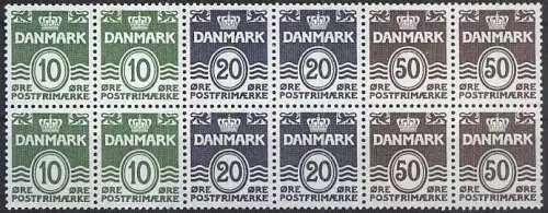 DÄNEMARK 1974 Mi-Nr. Heftchenblatt HBL 27 ** MNH