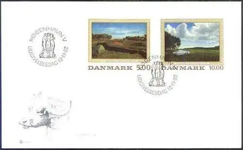 DÄNEMARK 1992 Mi-Nr. 1044/45 FDC