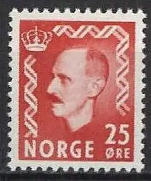 NORWEGEN 1950 Mi-Nr. 358 ** MNH