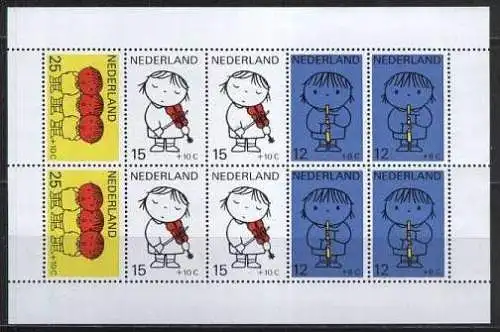 NIEDERLANDE 1969 Mi-Nr. Block 8 ** MNH