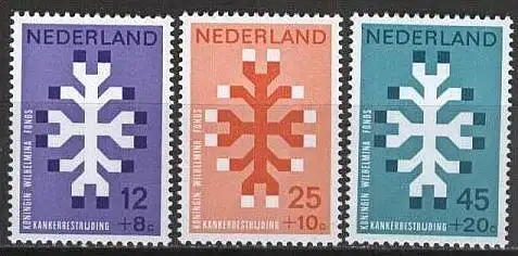 NIEDERLANDE 1969 Mi-Nr. 923/25 ** MNH