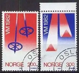 NORWEGEN 1982 Mi-Nr. 853/54 o used