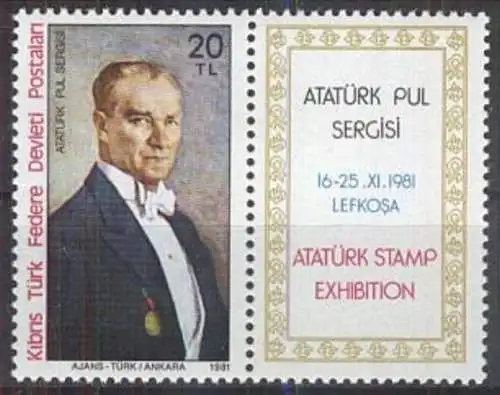 TÜRK. ZYPERN 1981 Mi-Nr. 97 ** MNH