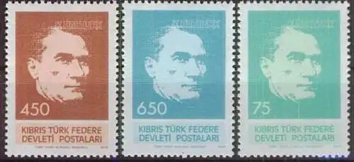 TÜRK. ZYPERN 1978 Mi-Nr. 63/65 ** MNH