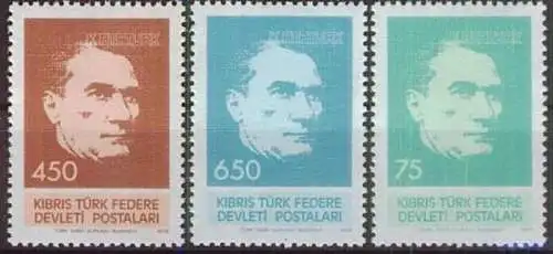 TÜRK. ZYPERN 1978 Mi-Nr. 63/65 ** MNH