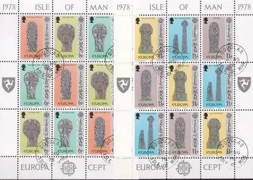 ISLE OF MAN 1978 Mi-Nr. 122/27 Kleinbbogen o used - aus Abo