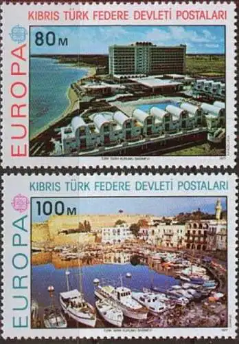 TÜRK. ZYPERN 1977 Mi-Nr. 41/42 ** MNH