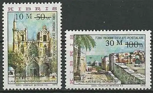 TÜRK. ZYPERN 1976 Mi-Nr. 25/26 ** MNH