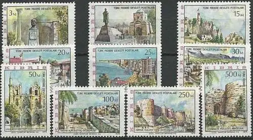 TÜRK. ZYPERN 1975 Mi-Nr. 10/19 ** MNH