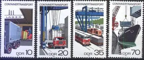 DDR 1978 Mi-Nr. 2326/29 ** MNH