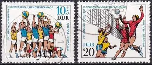 DDR 1983 Mi-Nr. 2814/15 o used