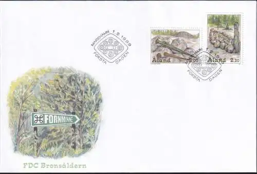 ALAND 1999 Mi-Nr. 153/54 FDC