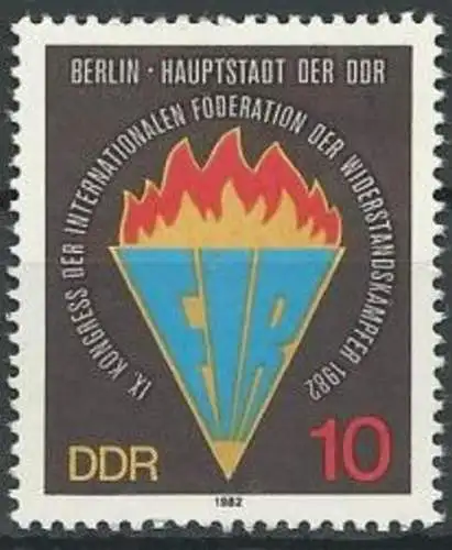 DDR 1982 Mi-Nr. 2736 ** MNH