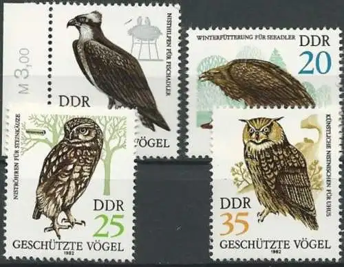 DDR 1982 Mi-Nr. 2702/05 ** MNH