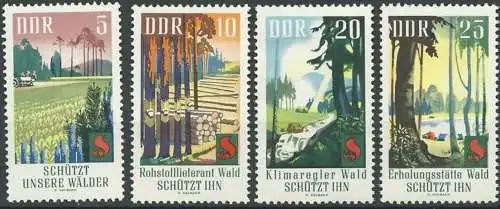 DDR 1969 Mi-Nr. 1462/65 ** MNH