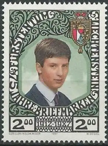LIECHTENSTEIN 1987 Mi-Nr. 921 ** MNH