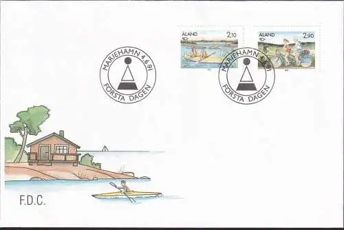 ALAND 1991 Mi-Nr. 51/52 FDC