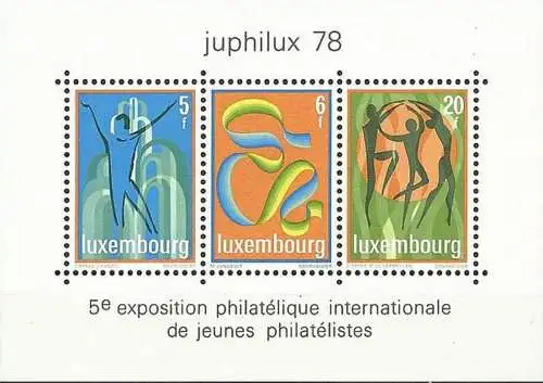 LUXEMBURG 1978 Mi-Nr. Block 12 ** MNH