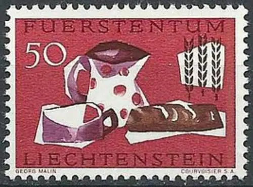 LIECHTENSTEIN 1963 Mi-Nr. 432 ** MNH