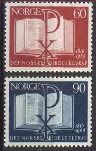 NORWEGEN 1966 Mi-Nr. 541/42 ** MNH