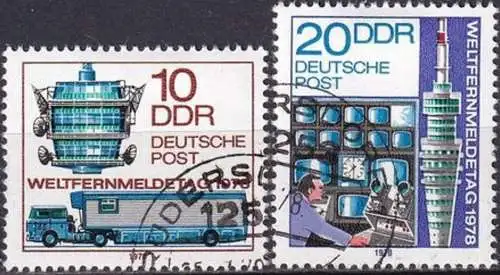 DDR 1978 Mi-Nr. 2316/17 o used