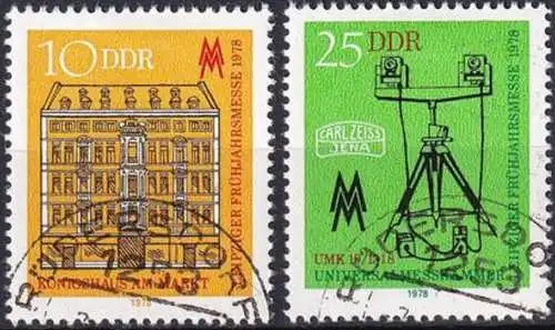 DDR 1978 Mi-Nr. 2308/09 o used