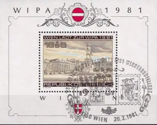 ÖSTERREICH 1981 Mi-Nr. Block 5 o used - aus Abo