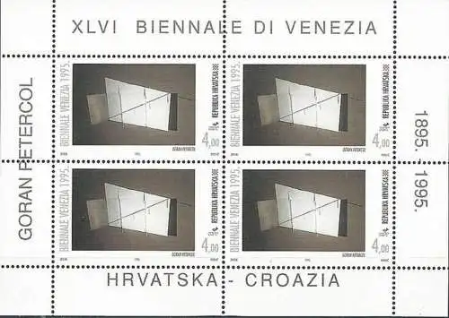 KROATIEN 1995 Mi-Nr. 324 Kleinbogen ** MNH