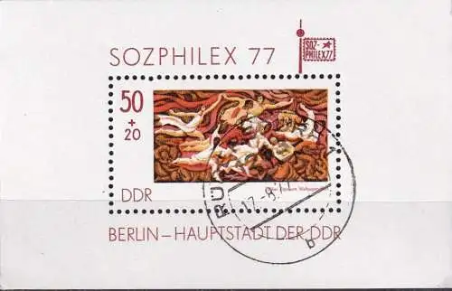 DDR 1977 Mi-Nr. Block 48 o used - aus Abo