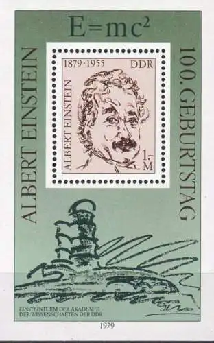 DDR 1979 Mi-Nr. Block 54 ** MNH