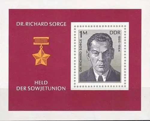 DDR 1976 Mi-Nr. Block 44 ** MNH