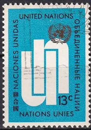 UNO NEW YORK 1969 Mi-Nr. 212 o used - aus Abo