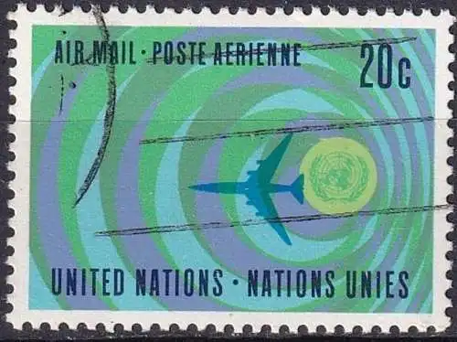 UNO NEW YORK 1968 Mi-Nr. 202 o used - aus Abo