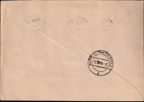 BERLIN 1948 Mi-Nr. 1/12 auf Einschreibe-Brief