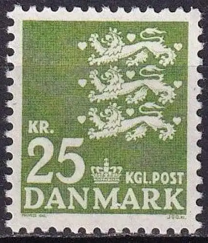 DÄNEMARK 1969 Mi-Nr. 399y ** MNH