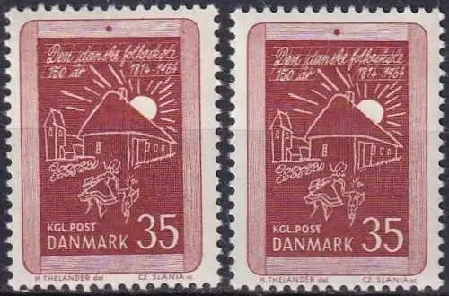 DÄNEMARK 1964 Mi-Nr. 420 xy ** MNH