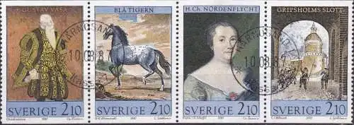 SCHWEDEN 1987 Mi-Nr. 1446/49 o used - aus Abo