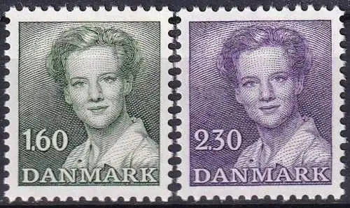 DÄNEMARK 1982 Mi-Nr. 759/60 ** MNH