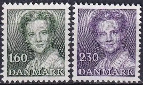 DÄNEMARK 1982 Mi-Nr. 759/60 ** MNH