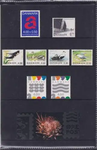 DÄNEMARK 1999 Mi-Nr. 1199-1232 Jahresmappe - year set ** MNH