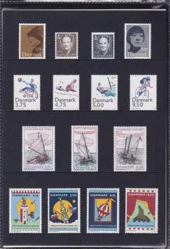 DÄNEMARK 1996 Mi-Nr. 1116-1140 Jahresmappe - year set ** MNH