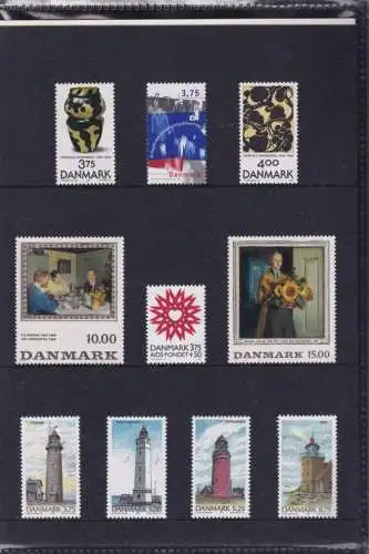 DÄNEMARK 1996 Mi-Nr. 1116-1140 Jahresmappe - year set ** MNH