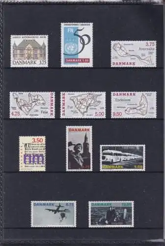 DÄNEMARK 1995 Mi-Nr. 1094-1115 Jahresmappe - year set ** MNH