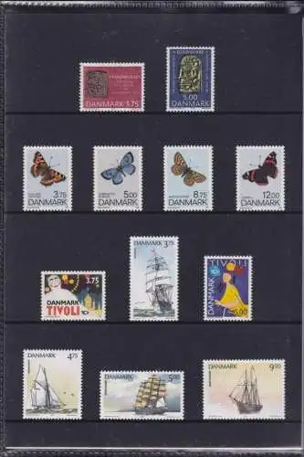 DÄNEMARK 1993 Mi-Nr. 1046-1069 Jahresmappe - year set ** MNH